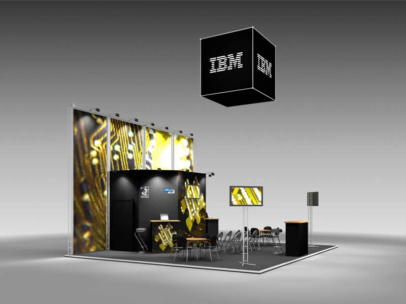 Выставочный cтенд компании IBM